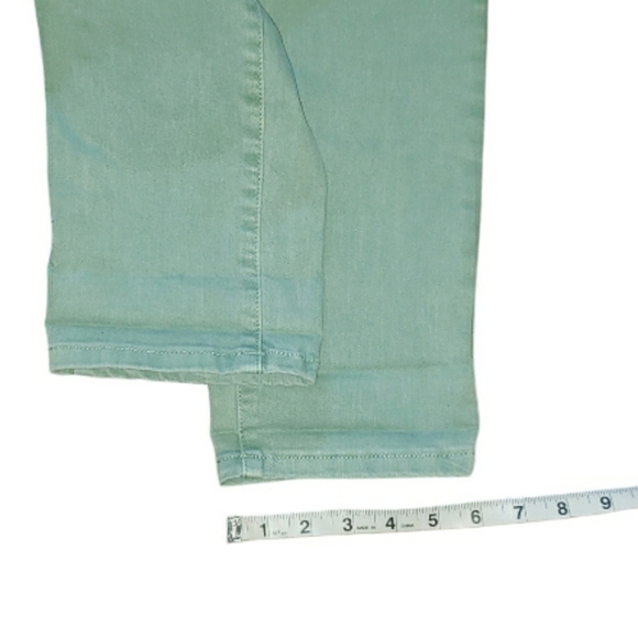 Soft Surroundings Green Slimming Waist The Ultimate Relaxed Straight Jeans PS 6P - Picture 14 of 16